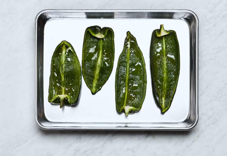 Roast Poblanos