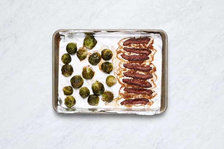 Roast Brussels Sprouts and Bacon