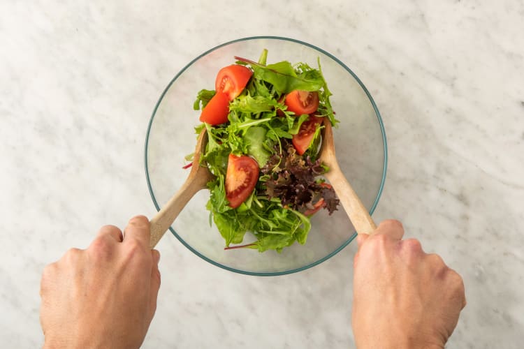 Salade maken