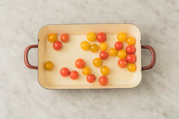 Cherrytomaten in de oven