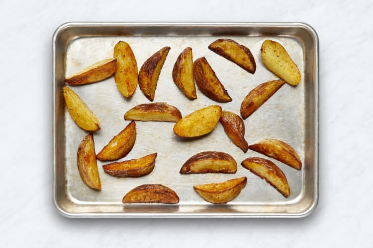 Roast Potatoes and Form Patties