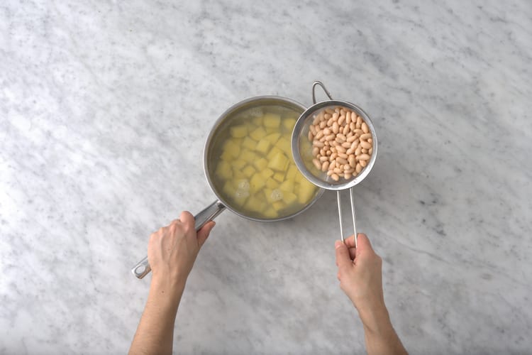 MAKE THE POTATO & BEAN MASH