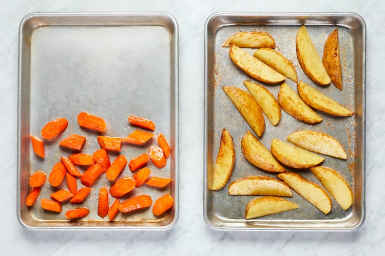 Season Potatoes and Carrots