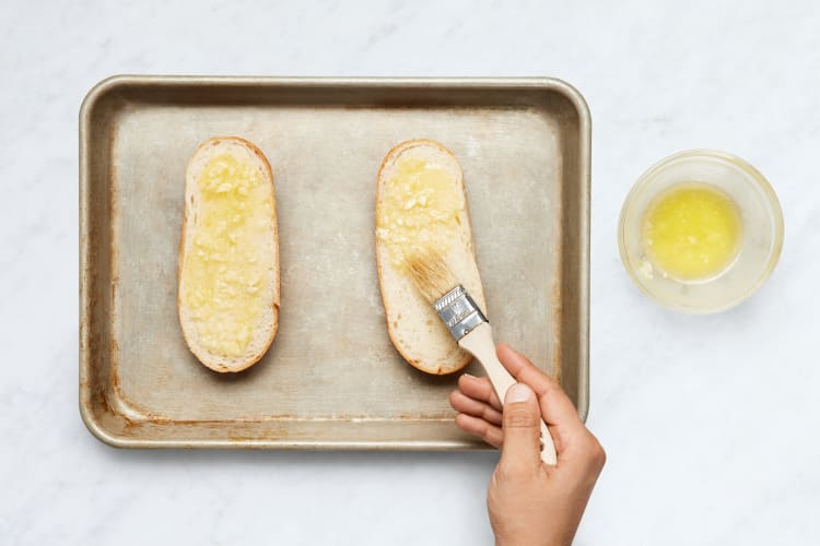 Broil Gnocchi and Garlic Bread