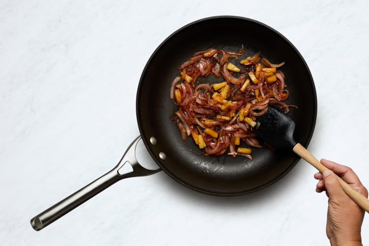 Caramelize Onion and Pineapple