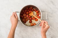 Cuire les tomates cerises