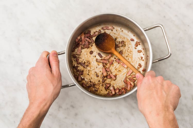 Bacon braten