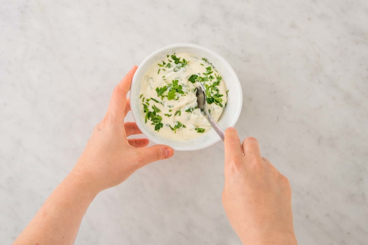 MAKE PARSLEY MAYO