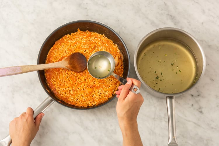 Risotto kochen