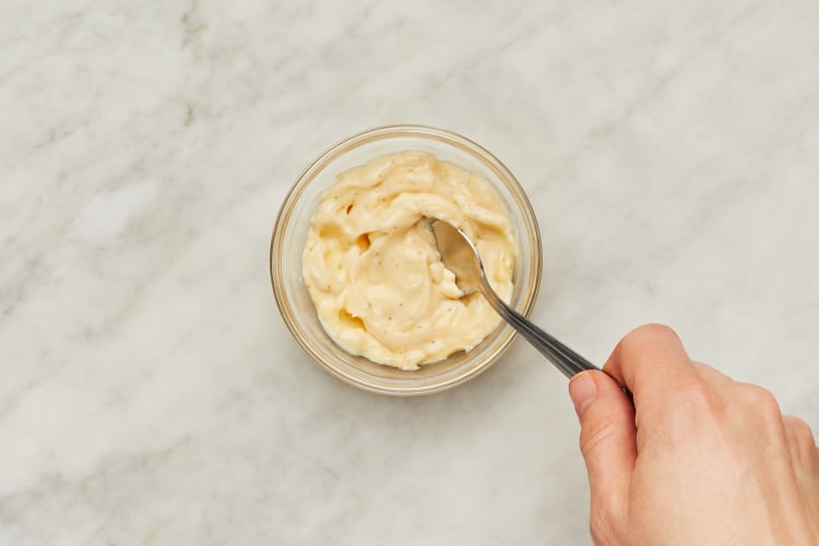 Make Garlic Mayo and Toast Buns