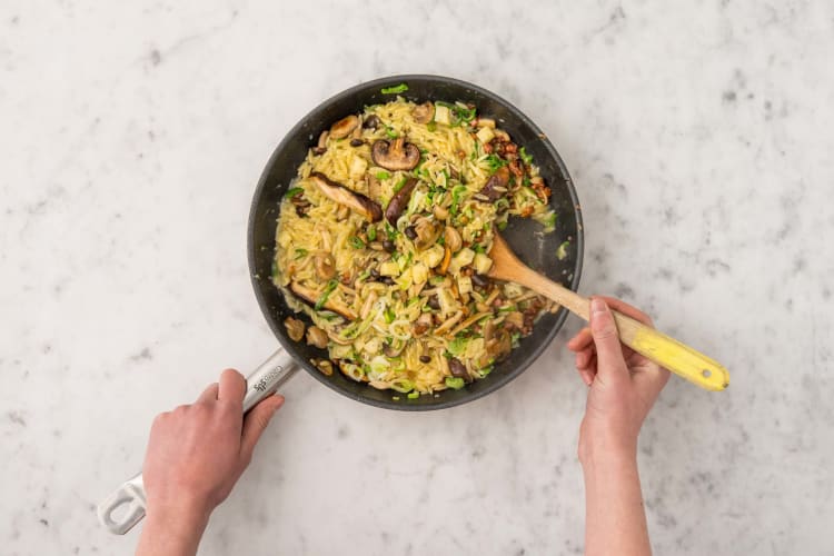 Risotto afmaken