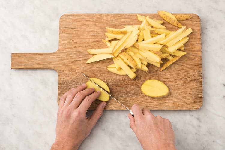 Bake the fries