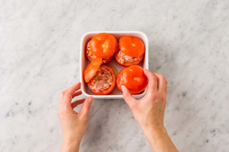 Farcir les tomates