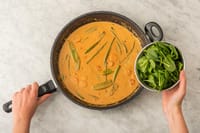 Préparer le curry