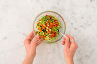 Salade maken 