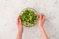 Préparer la salade