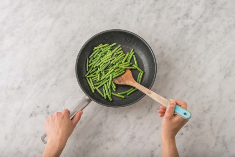 Stir-Fry the Green Beans