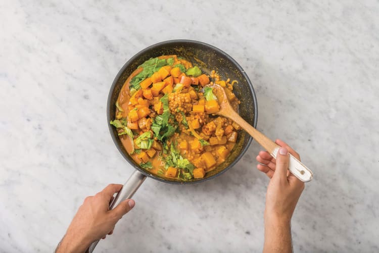 Finish the curry