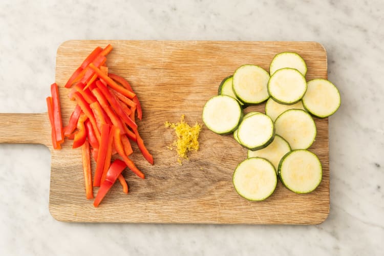 Prep the veggies