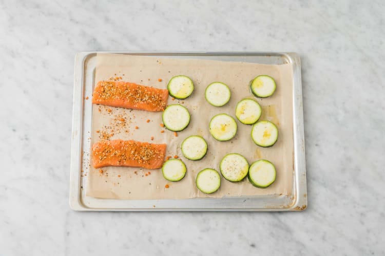 COOK SALMON & ZUCCHINI