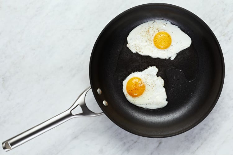 Toast Buns and Cook Eggs