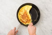 Préparer l'omelette
