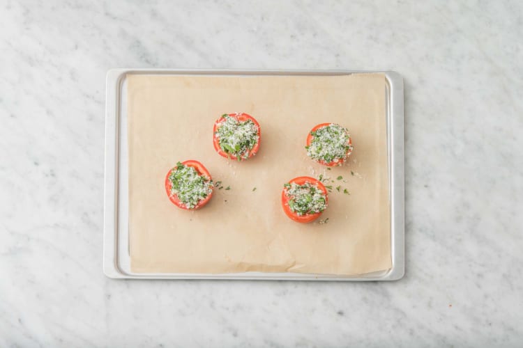 Tomaten backen