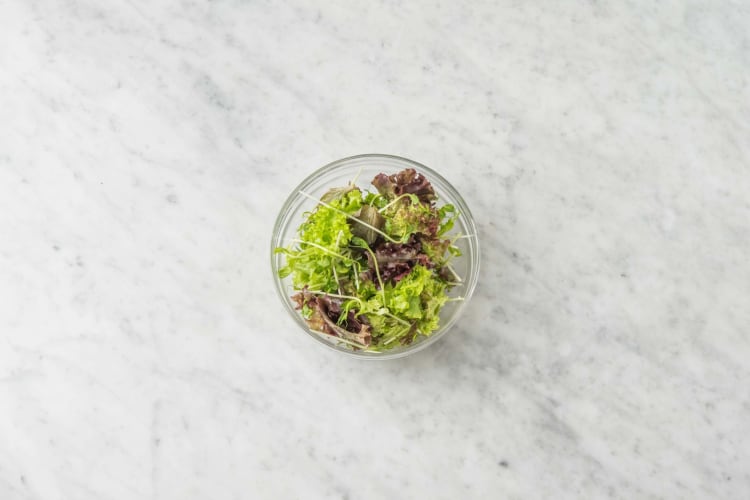 Préparer la salade