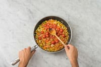Tomaten toevoegen