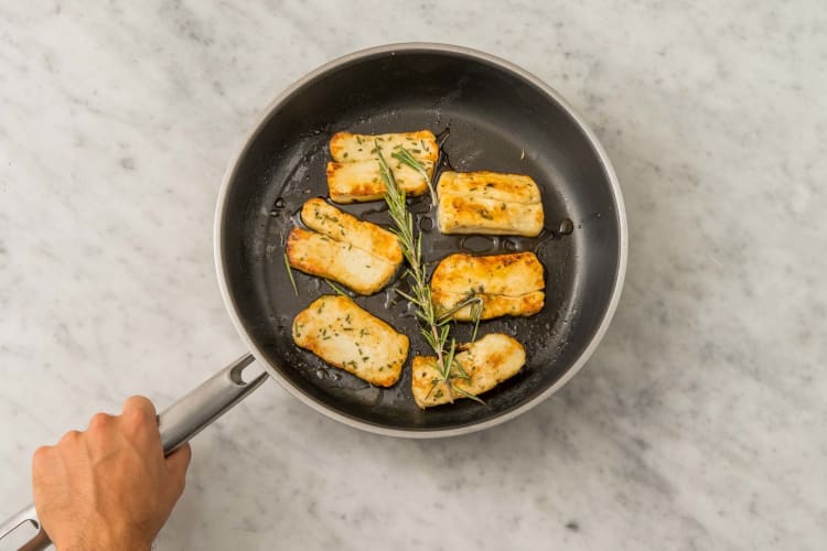 Halloumi braten