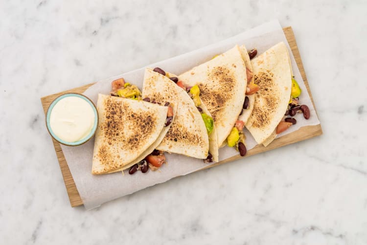 Hello Quesadillas! Gebackene Käse-Tortillas Rezept | HelloFresh