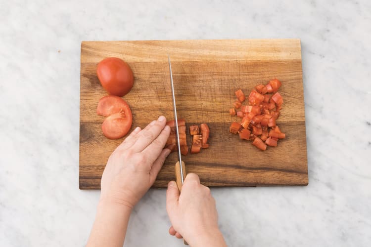 Prep the tomato