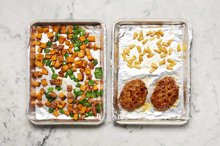 Roast Meatloaves and Veggies