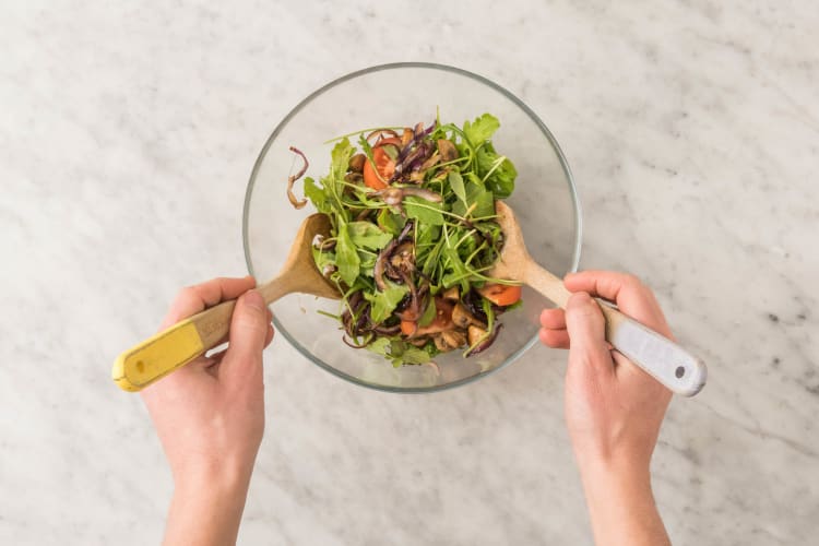 Salade mengen