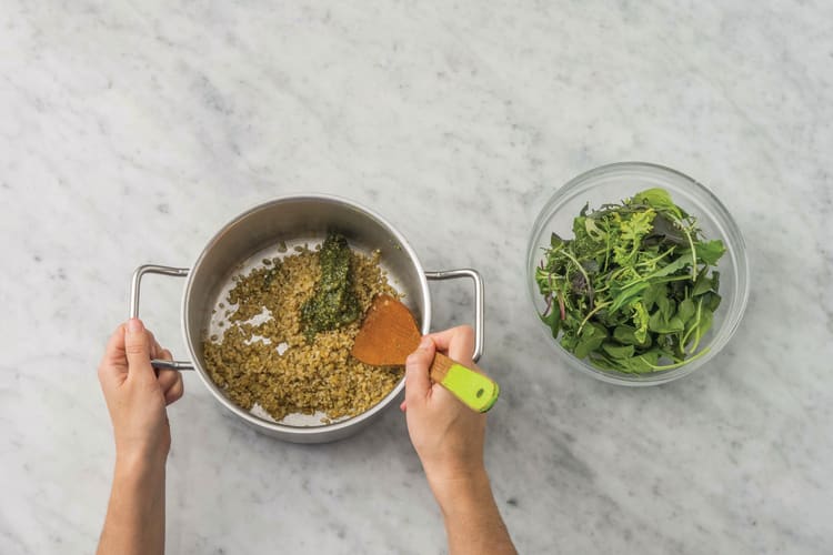 Finish the freekeh