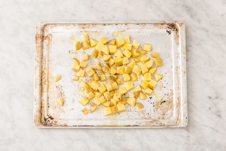 PREP  and ROAST POTATOES