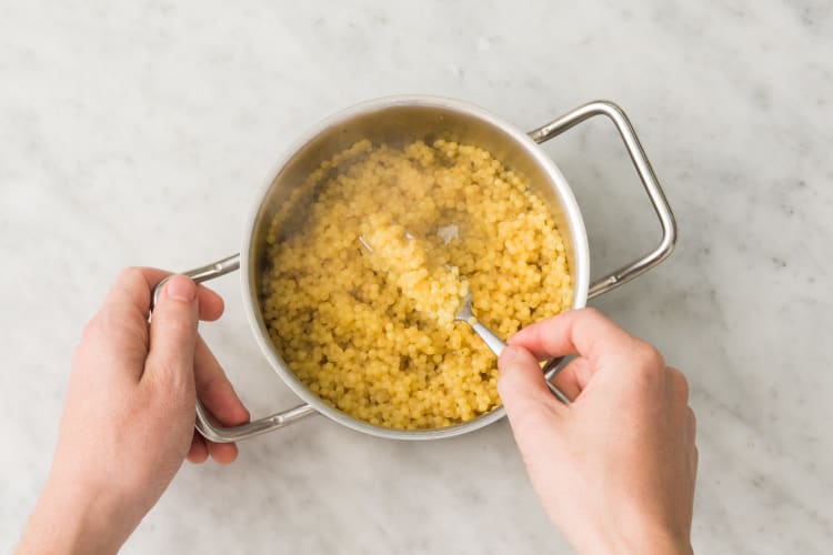 Cuire le couscous perlé