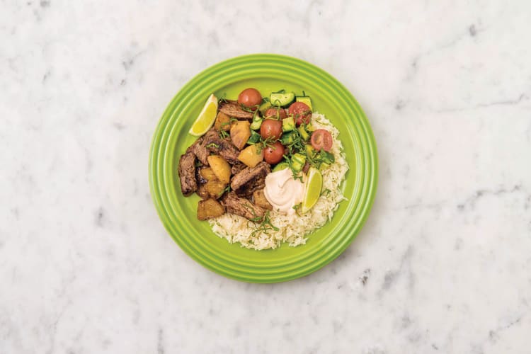 Caribbean Pork And Pineapple Rice Bowl With Salsa Cook Now Recipe Hellofresh