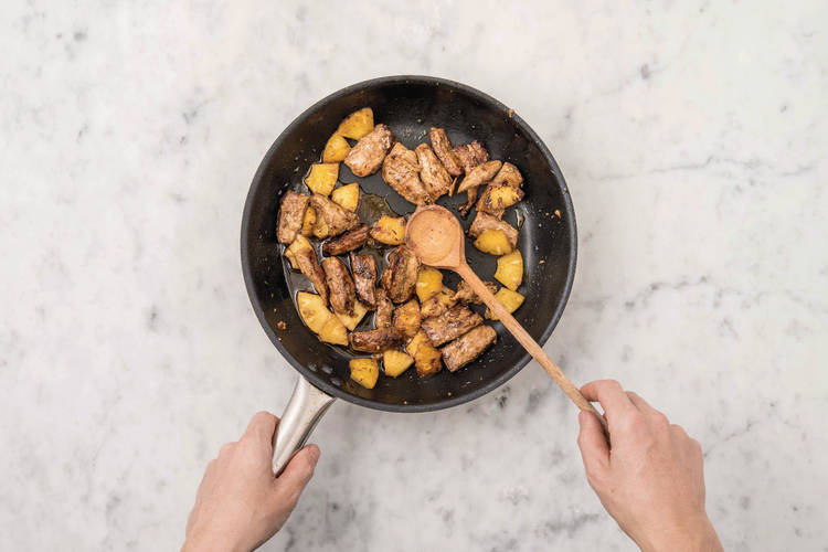 Caribbean Pork & Pineapple Rice Bowl with Salsa Cook Now! Recipe