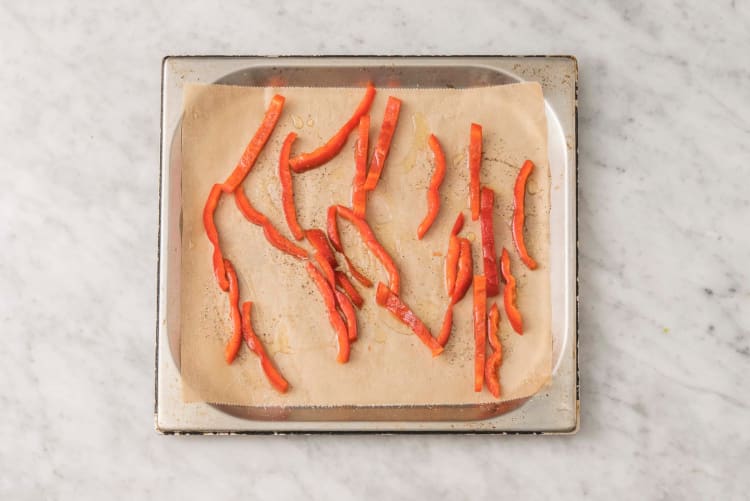 Gemüse backen