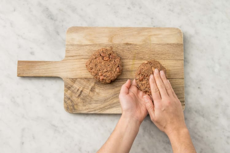 Burger-Patties zubereiten