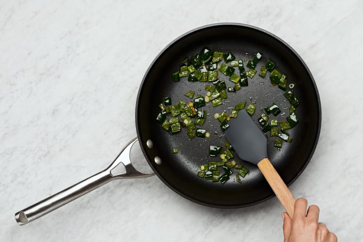 Cook Poblano & Scallions