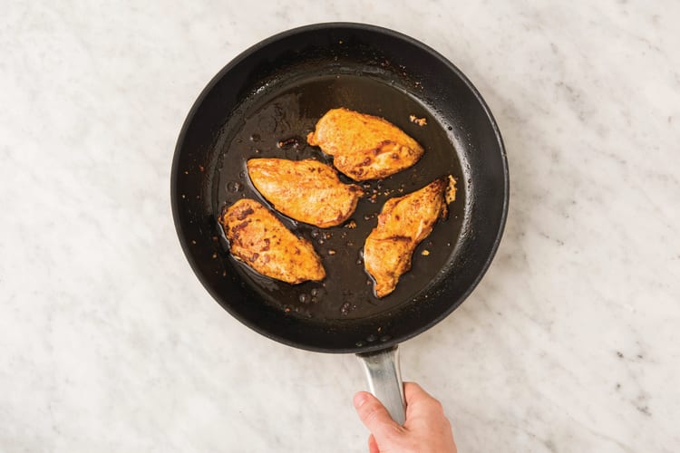 Cook the chicken