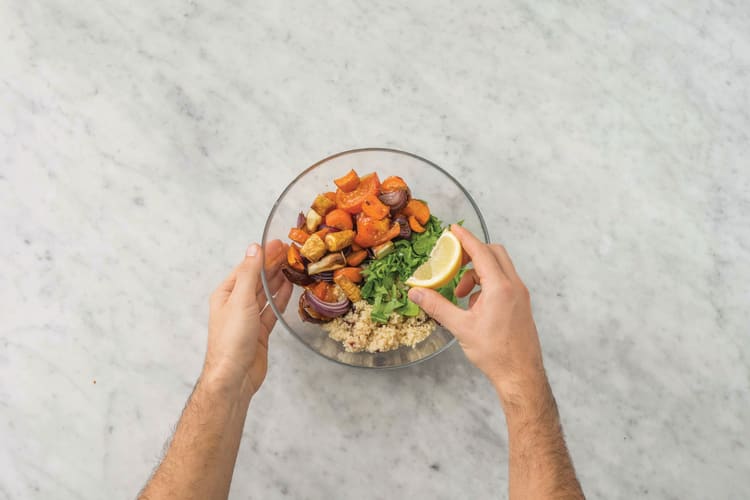 Finish the couscous