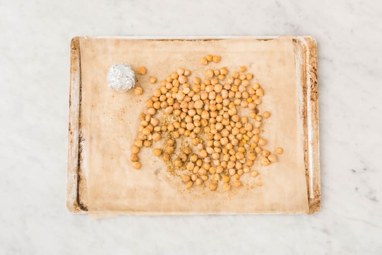 PREP CHICKPEAS AND GARLIC