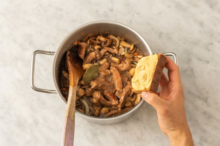 Préparer le mijoté de veau