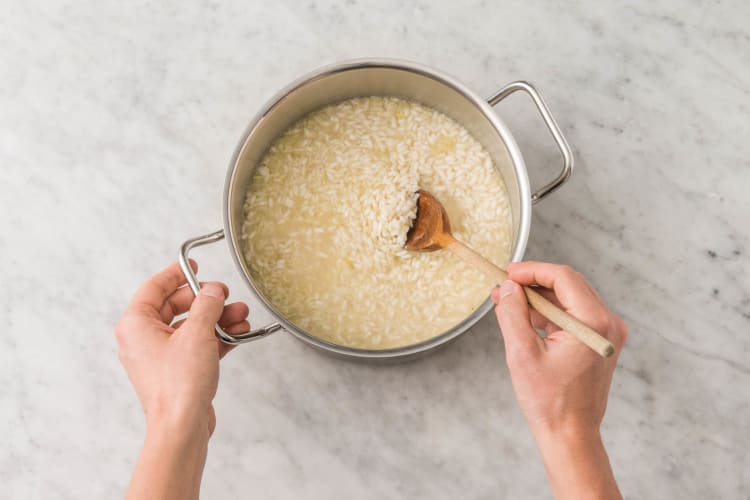 Risotto kochen