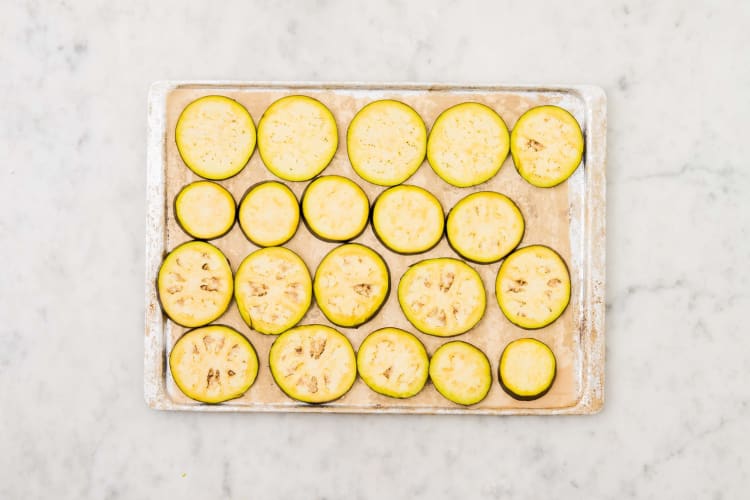 Aubergine backen