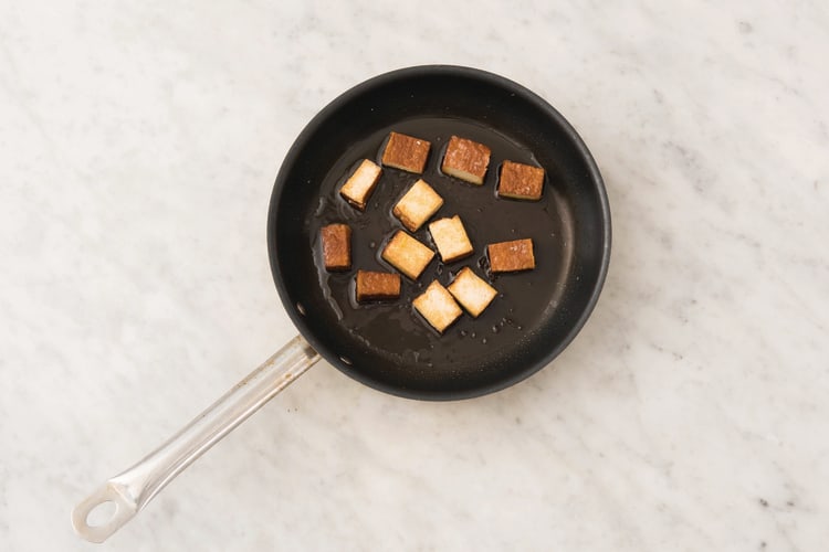 Cook the tofu