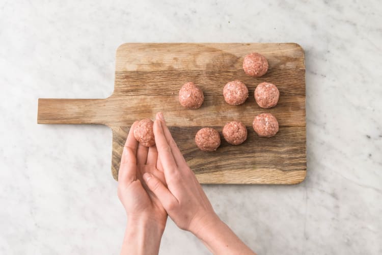 Form and bake meatballs